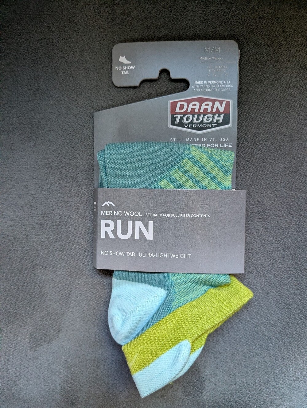 NWT Darn Tough Women's Running Socks Size M